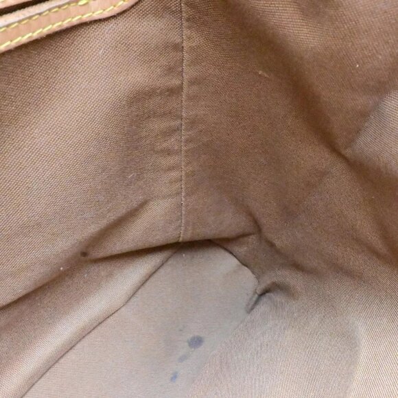 LOUIS VUITTON Montsouris MM Backpack Bag Monogram Leather Brown - Picture 14 of 16